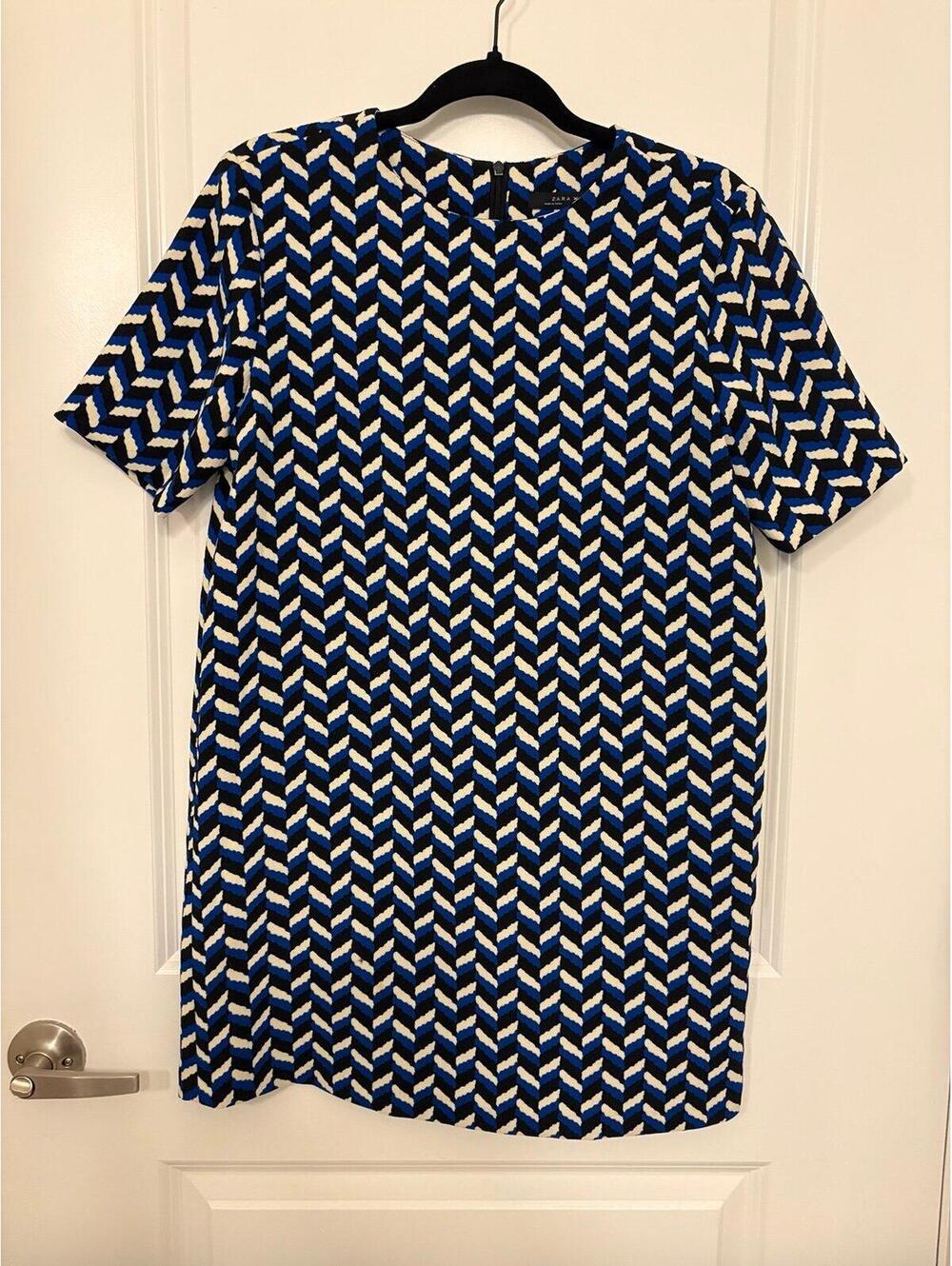 Zara Woman geometric print dress